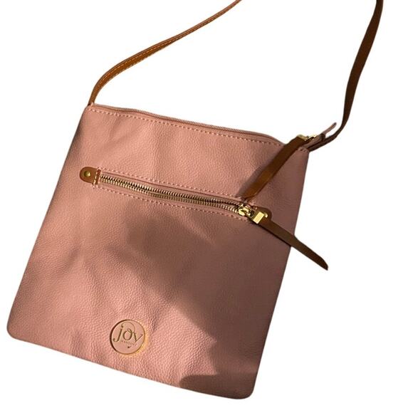 Joy Mangano Pink Crossbody Bag 10x9 Womens Purse - Picture 3 of 5